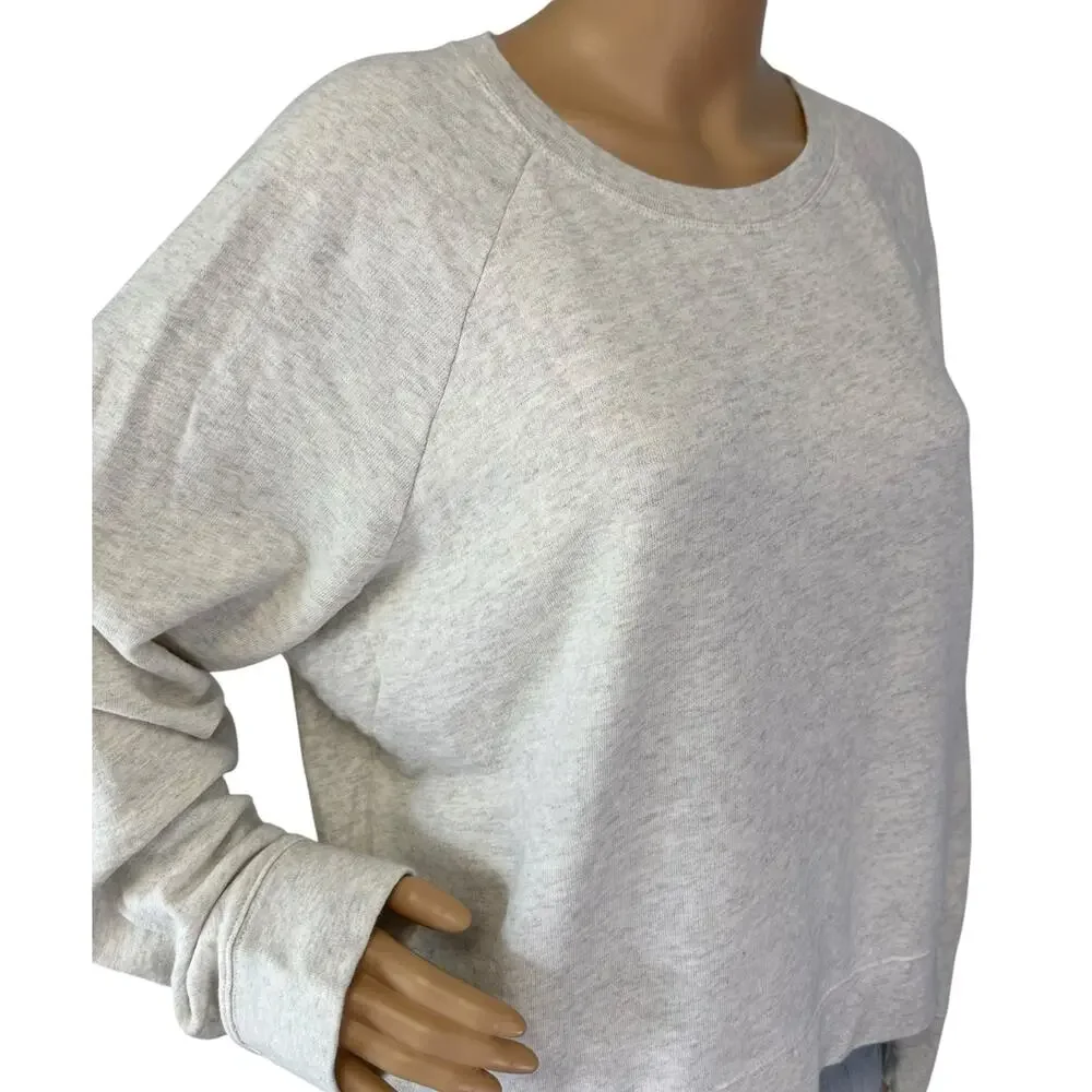 J. Crew Vintage Fleece Sweatshirt Gray Size XL